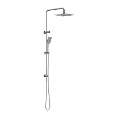 Nero Square Project Twin Shower Chrome - Sydney Home Centre