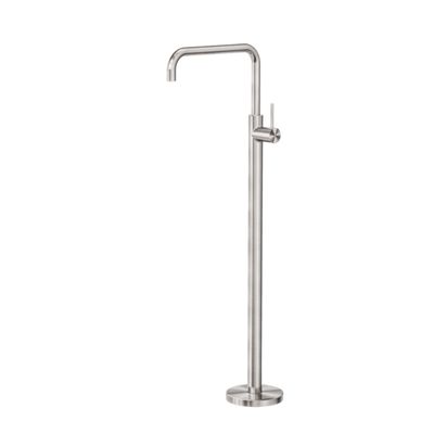 Nero Mecca Free Standing Bath Mixer Square Shape Brushed Nickel - Sydney Home Centre