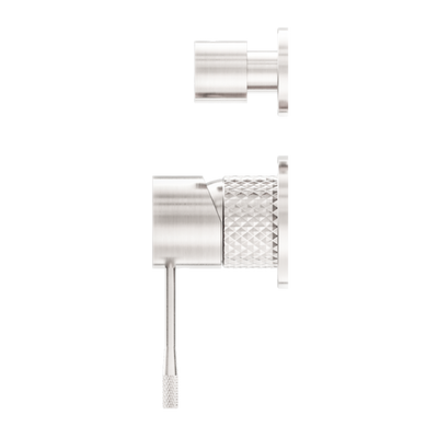 Nero Opal Shower Mixer With Divertor Separate Plate Brushed Nickel - Sydney Home Centre