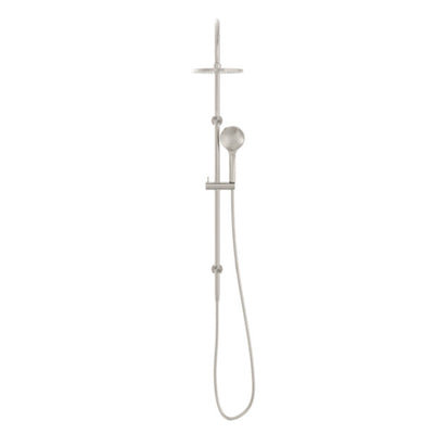 Nero Mecca Twin Shower With Air Shower Brushed Nickel - Sydney Home Centre