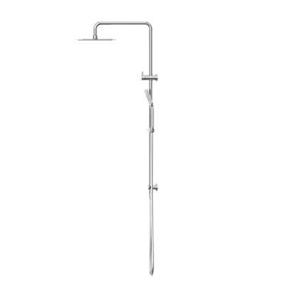 Nero Square Project Twin Shower Chrome - Sydney Home Centre