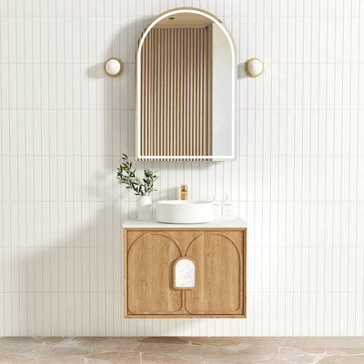 Otti Laguna 750mm Vanity Natural American Oak (Cabinet Only) - Sydney Home Centre