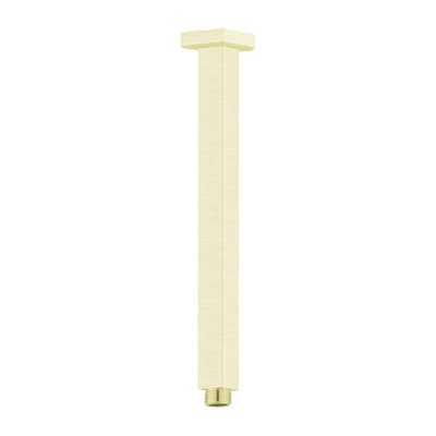 Nero Square Ceiling Arm 300mm Length Brushed Gold - Sydney Home Centre