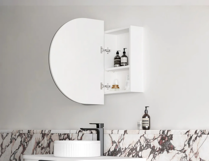 Otti Bondi 900mm LED Shaving Cabinet Matte White - Sydney Home Centre