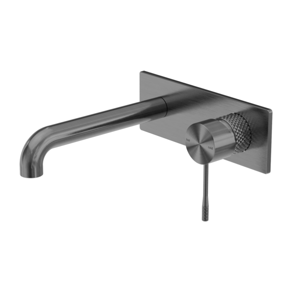 Nero Opal Wall Basin / Bath Mixer Graphite - Sydney Home Centre