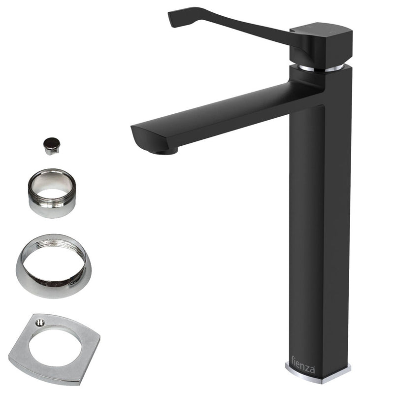 Fienza Koko Care Tall Basin Mixer Matte Black - Sydney Home Centre