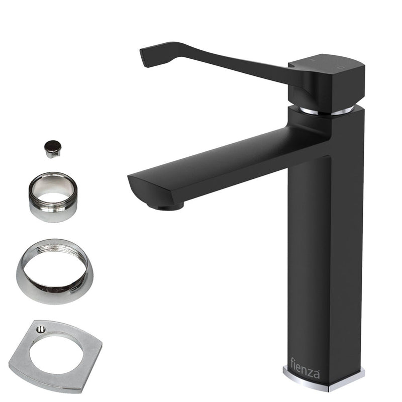 Fienza Koko Care Medium Basin Mixer Matte Black - Sydney Home Centre