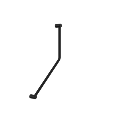 Nero Mecca Care 32mm Ambulant 45 Degree Bent Tube 450X650mm Matte Black - Sydney Home Centre