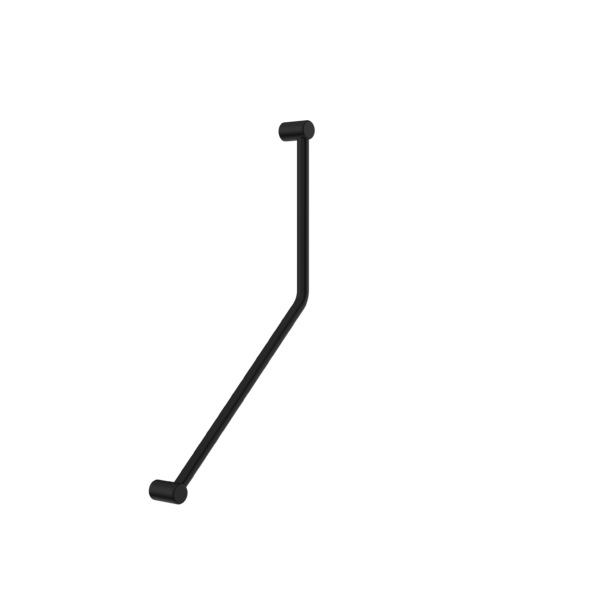 Nero Mecca Care 32mm Ambulant 45 Degree Bent Tube 450X650mm Matte Black - Sydney Home Centre