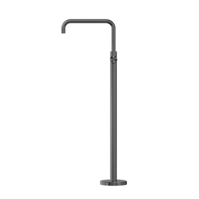 Nero Mecca Free Standing Bath Mixer Square Shape Gun Metal - Sydney Home Centre