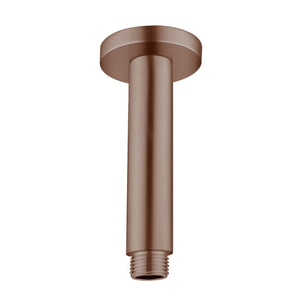 Nero Round Ceiling Arm 150mm Length Brushed Bronze - Sydney Home Centre