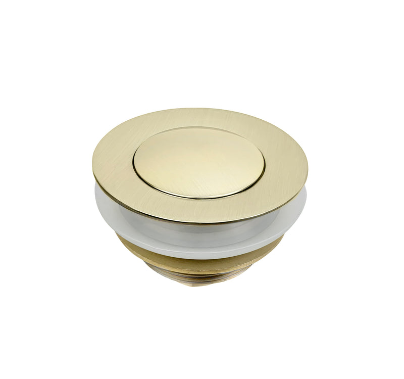 Otti Bathtub 40mm Brushed Gold Pop Up Waste