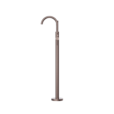 Nero Round Floormount Mixer With Handshower Brushed Bronze - Sydney Home Centre