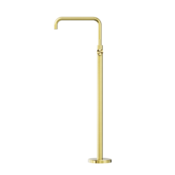 Nero Mecca Free Standing Bath Mixer Square Shape Brushed Gold - Sydney Home Centre