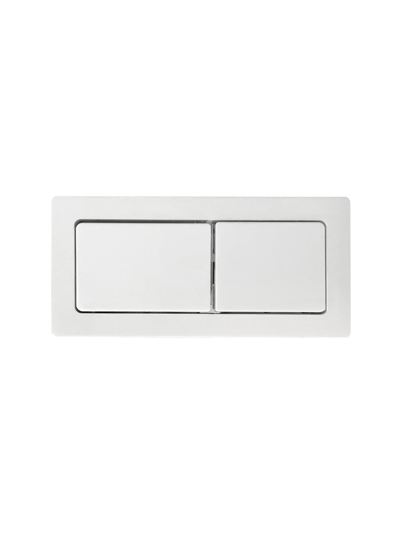 Otti Square Toilet Flush Button Matte White