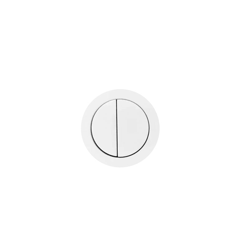 Otti Round Toilet Flush Button Matte White