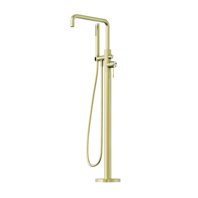 Nero Opal Free Standing Bath Mixer With Hand Shower Brushed Gold - Sydney Home Centre