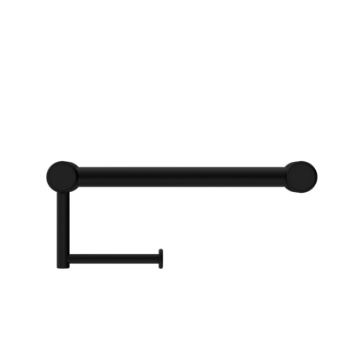 Nero Mecca Care 25mm Toilet Roll Rail 300mm Matte Black - Sydney Home Centre