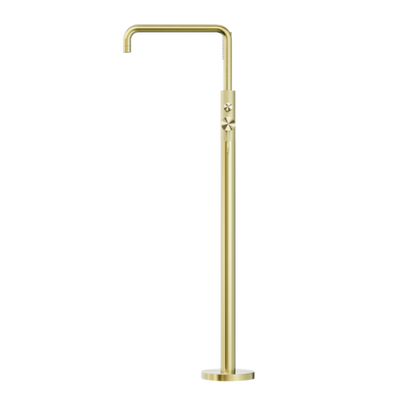 Nero Opal Free Standing Bath Mixer With Hand Shower Brushed Gold - Sydney Home Centre