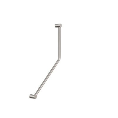 Nero Mecca Care 32mm Ambulant 45 Degree Bent Tube 450X650mm Brushed Nickel - Sydney Home Centre