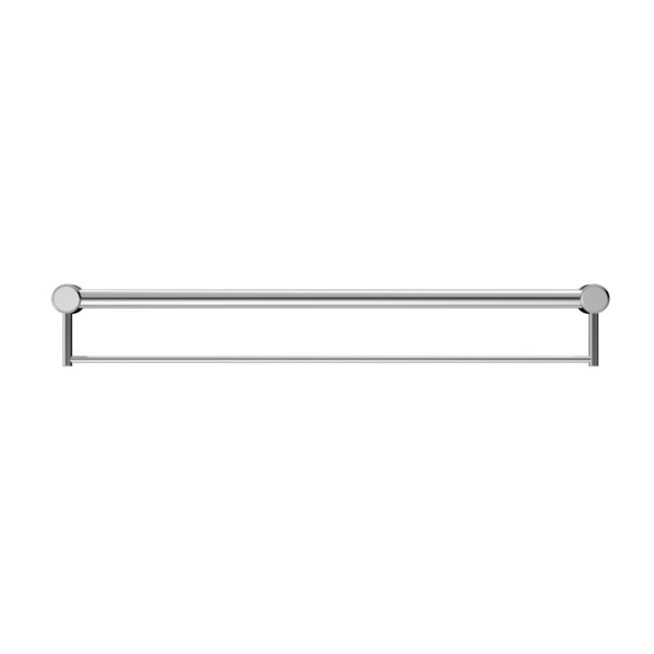 Nero Mecca Care 32mm Grab Rail With Towel Holder 900mm Chrome - Sydney Home Centre