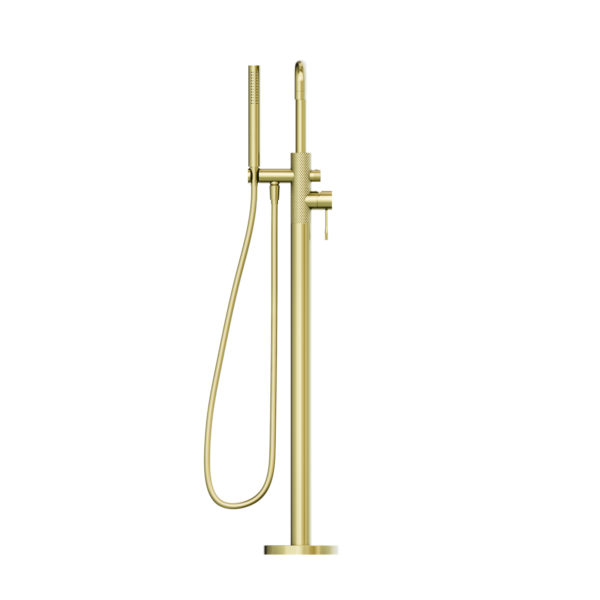 Nero Opal Free Standing Bath Mixer With Hand Shower Brushed Gold - Sydney Home Centre