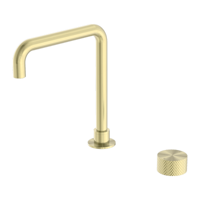 Nero Opal Progressive Tall Basin Set Brushed Gold - Sydney Home Centre