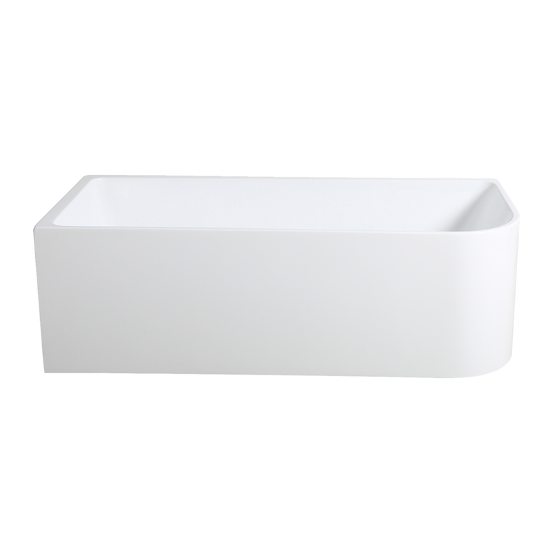 Poseidon Corner Left Corner Back To Wall 1500mm x 580mm Bathtub - Sydney Home Centre