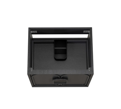 Otti Laguna 600mm Vanity Black American Oak (Cabinet Only) - Sydney Home Centre