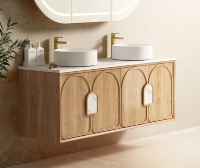 Otti Laguna 1500mm Vanity Natural American Oak (Cabinet Only) - Sydney Home Centre