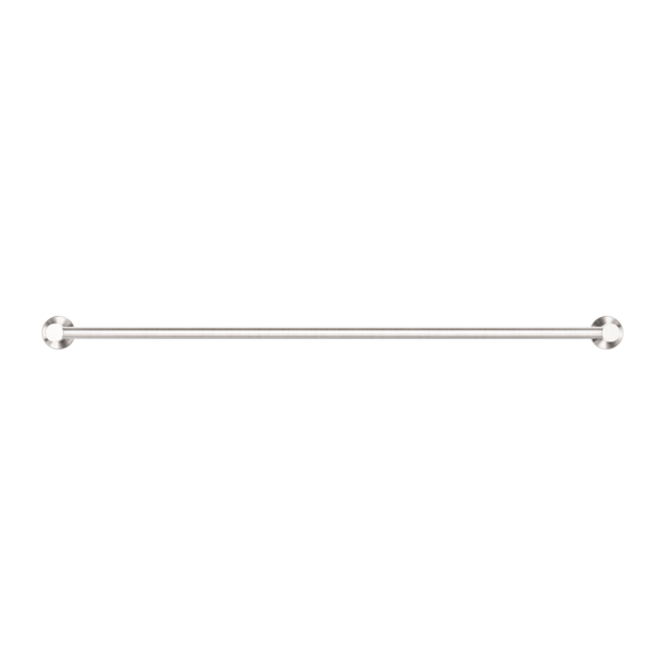 Nero Mecca Double Towel Rail 800mm Brushed Nickel - Sydney Home Centre
