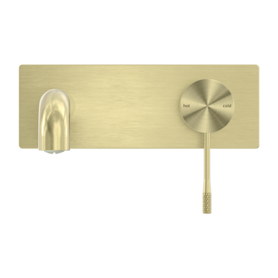 Nero Opal Wall Basin / Bath Mixer Brushed Gold - Sydney Home Centre