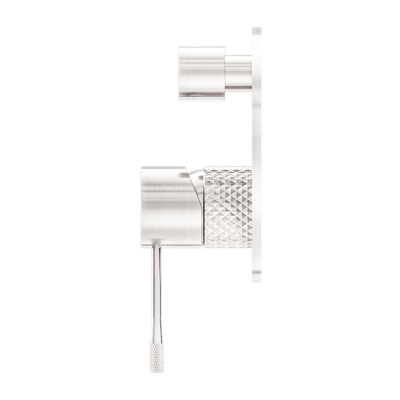 Nero Opal Shower Mixer With Divertor Brushed Nickel - Sydney Home Centre