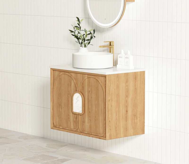 Otti Laguna 750mm Vanity Natural American Oak (Cabinet Only) - Sydney Home Centre