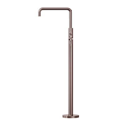 Nero Opal Free Standing Bath Mixer With Hand Shower Brushed Bronze - Sydney Home Centre