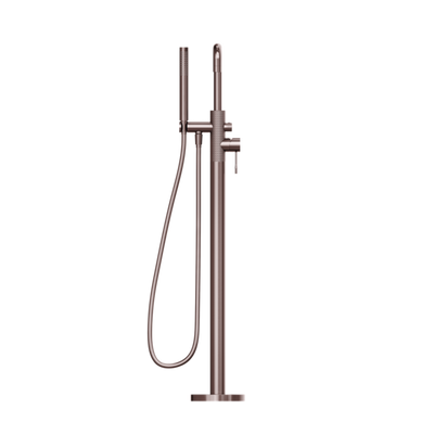 Nero Opal Free Standing Bath Mixer With Hand Shower Brushed Bronze - Sydney Home Centre