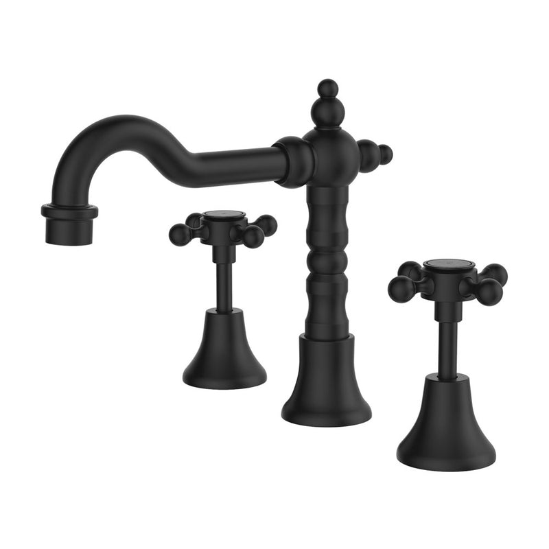 Fienza Lillian Shepherds Crook Basin Set Matte Black