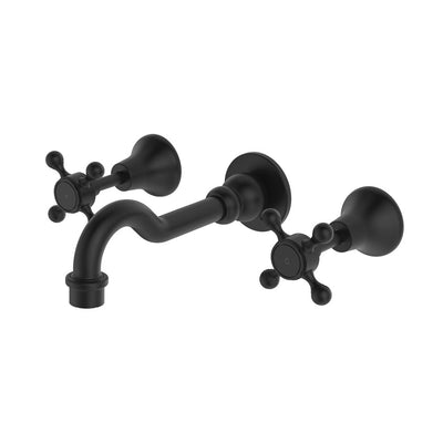 Fienza Lillian Shepherds Crook Bath Set Matte Black