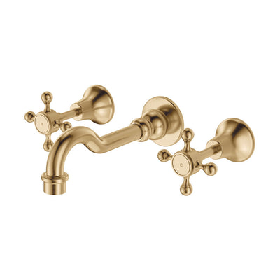 Fienza Lillian Shepherds Crook Bath Set Urban Brass