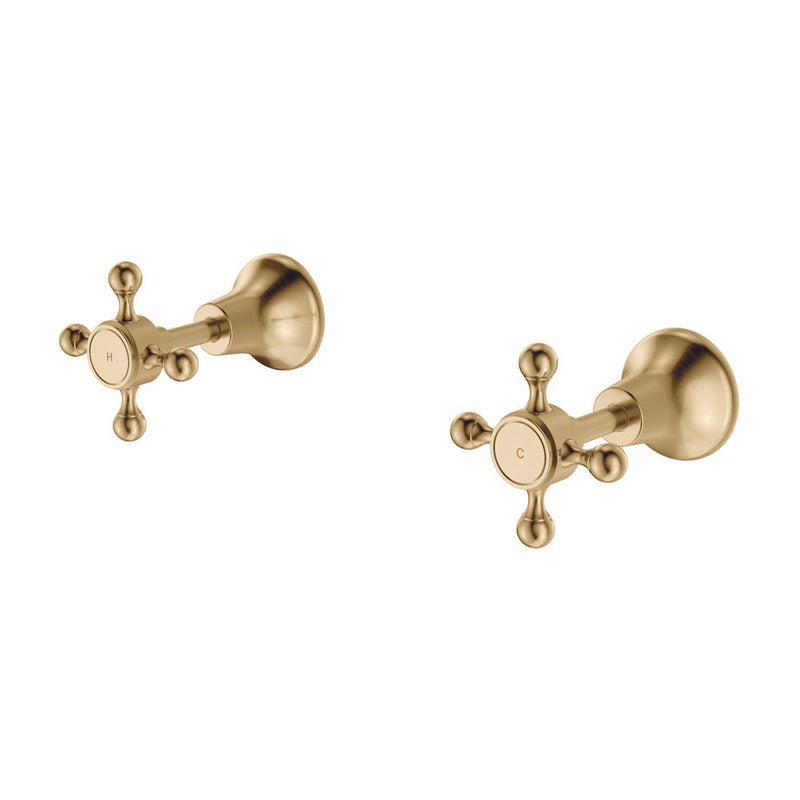 Fienza Lillian Wall Top Assembly Urban Brass