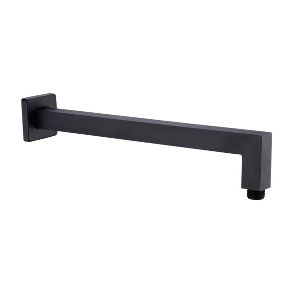 Nero Square Shower Arm Matte Black - Sydney Home Centre