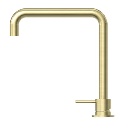 Nero Mecca Hob Basin Mixer Square Spout Brushed Gold - Sydney Home Centre