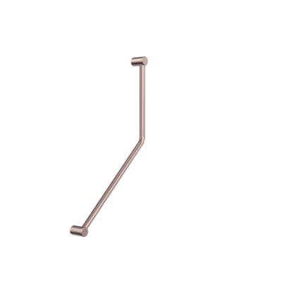 Nero Mecca Care 32mm Ambulant 45 Degree Bent Tube 450X650mm Brushed Bronze - Sydney Home Centre