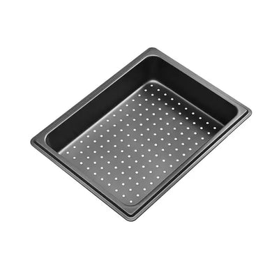 Higold Stainless Steel Nano Coated Colander Kitchen Accessory 375mm PVD Gun Black - Sydney Home Centre