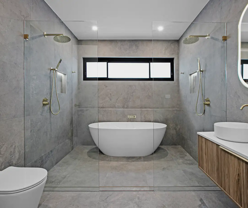 Star Mini Wall Basin / Bath Mixer Brushed Bronze - Sydney Home Centre