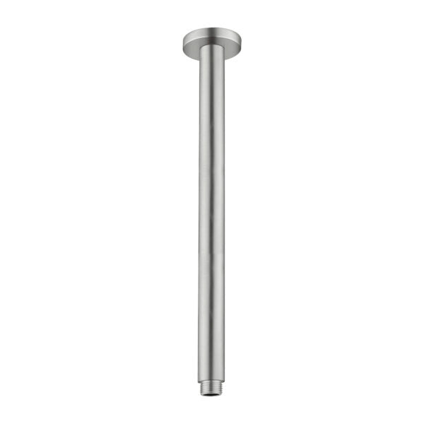 Nero Round Ceiling Arm 300mm Length Brushed Nickel - Sydney Home Centre