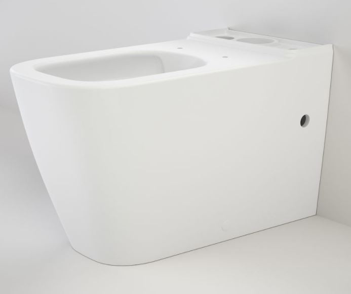 Caroma Luna Square Cleanflush® Wall Faced Close Coupled Pan White (suits Bottom Inlet Cistern) - Sydney Home Centre
