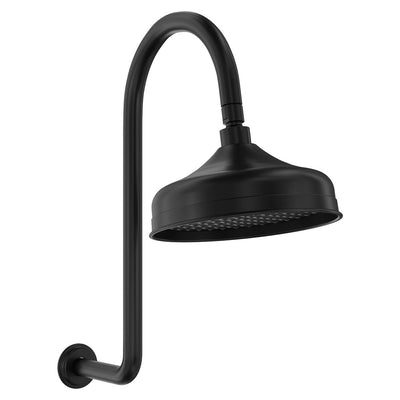 Fienza Lillian Shower Arm and Head Set Matte Black