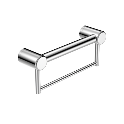 Nero Mecca Care 32mm Grab Rail With Towel Holder 300mm Chrome - Sydney Home Centre