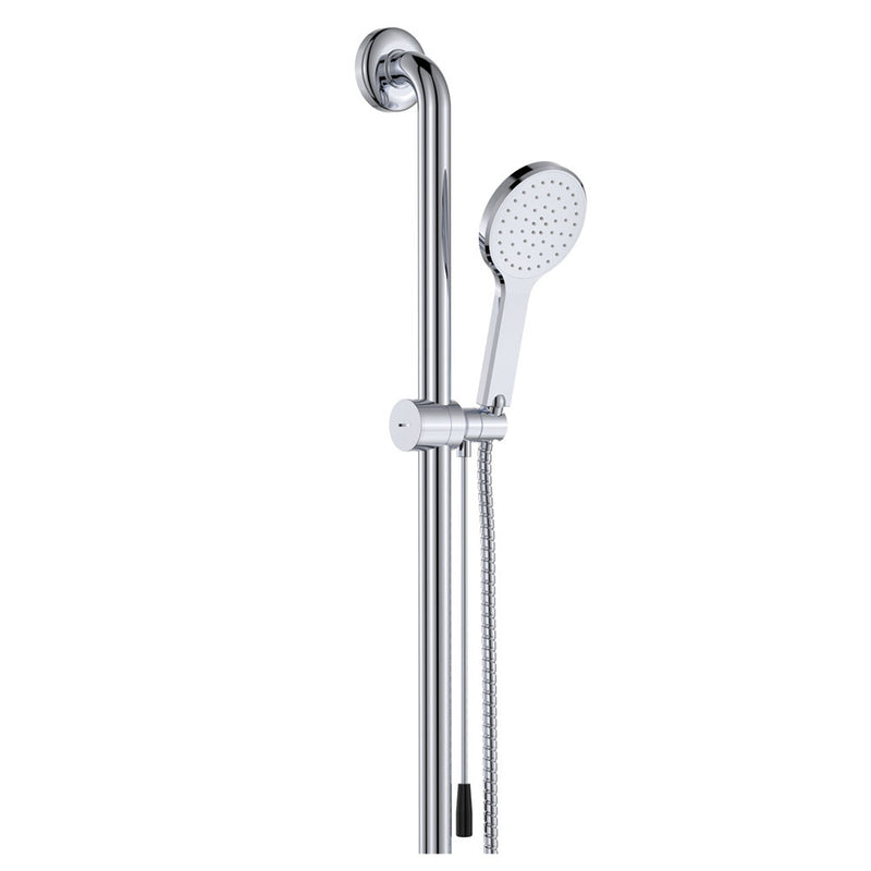 Fienza Luciana Care Inverted T Rail Shower with Push/Pull Slider Left-Hand - Chrome - Sydney Home Centre